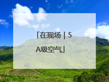 在现场｜5A级空气